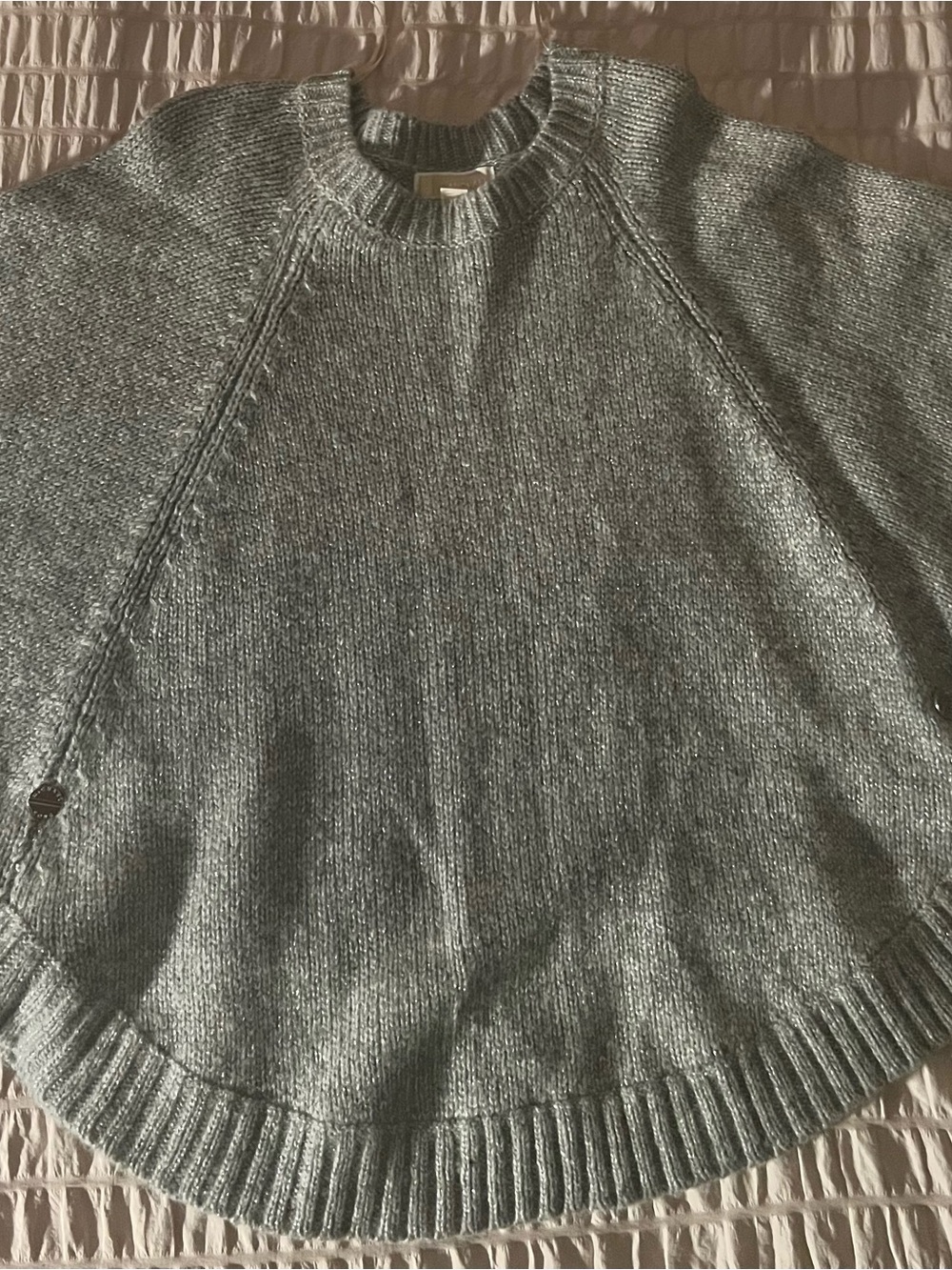 Michael Kors Gray poncho Sweater